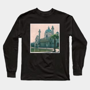 Beautiful Vintage Photography from Vienna Austria Europe Streets of Vienna Discover new places Travel the world Long Sleeve T-Shirt